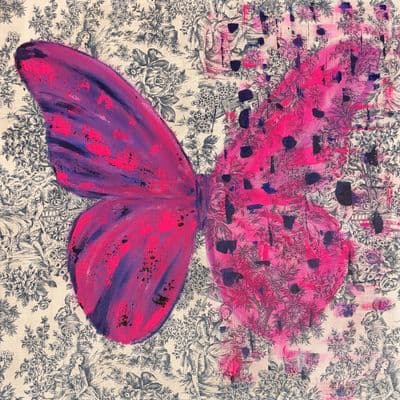 BUTTERFLY MATRIX POP ART — Helen She