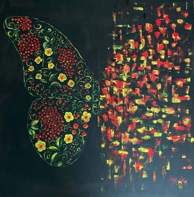 BUTTERFLY KHOKHLOMA — Helen She