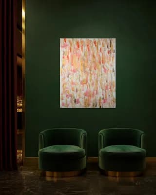 Abstract #1 shown in Hotel Lounge