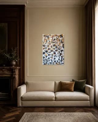 ABSTRACT #2 shown in Classic Living Room
