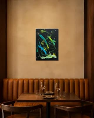 Abstract #34 shown in Restaurant