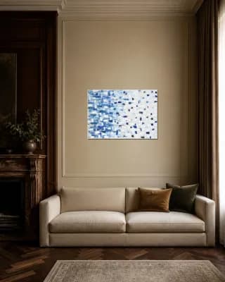 Abstract #36 shown in Classic Living Room
