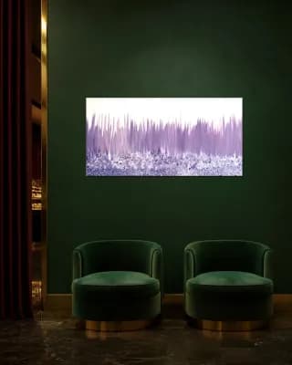 ABSTRACT ART shown in Hotel Lounge