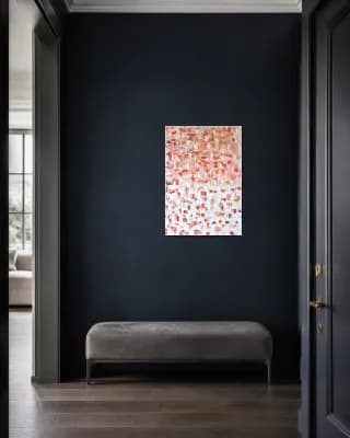 Abstraction #33 shown in Entryway