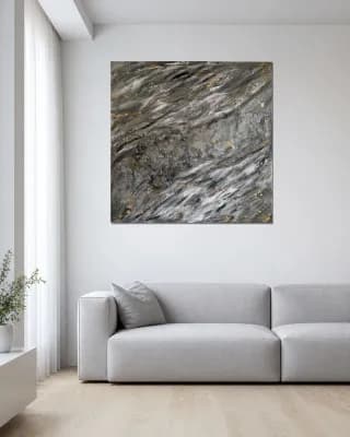 Abstraction shown in Minimalist Living Room