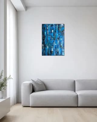 ABSTRACTION shown in Minimalist Living Room