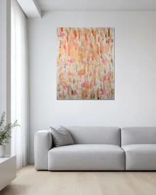 Abstraction shown in Minimalist Living Room