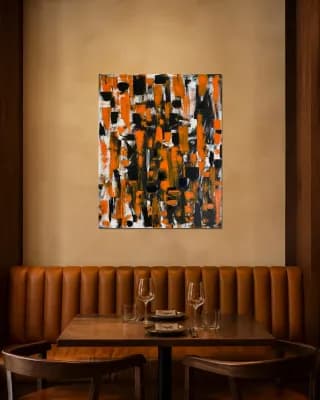 AFRICA "TIGER" shown in Restaurant