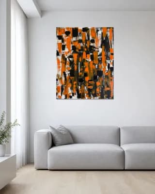 AFRICA "TIGER" shown in Minimalist Living Room