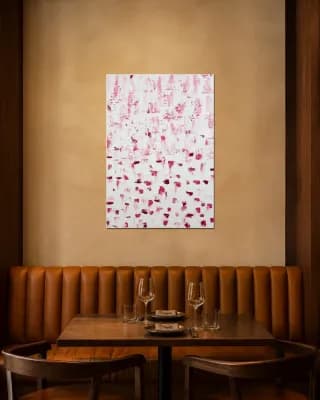 Blush Fragments shown in Restaurant