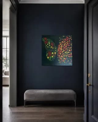 BUTTERFLY  MATRIX KHOKHLOMA shown in Entryway