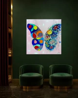 BUTTERFLY MATRIX ARLECCHINO shown in Hotel Lounge