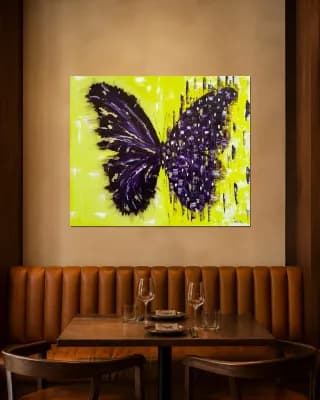 BUTTERFLY MATRIX GOLD shown in Restaurant