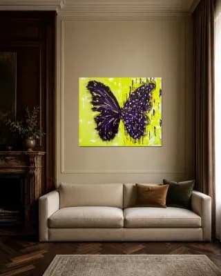 BUTTERFLY MATRIX GOLD shown in Classic Living Room