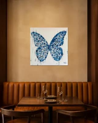 BUTTERFLY MATRIX LIBERTA shown in Restaurant