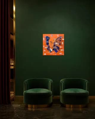 BUTTERFLY MATRIX MAN shown in Hotel Lounge