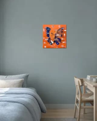 BUTTERFLY MATRIX MAN shown in Bedroom / Study