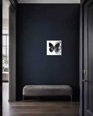 BUTTERFLY MATRIX NERO shown in Entryway