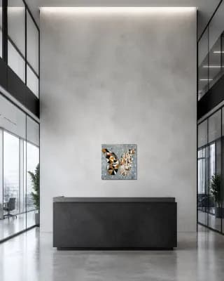 BUTTERFLY MATRIX PICASSO shown in Office Lobby