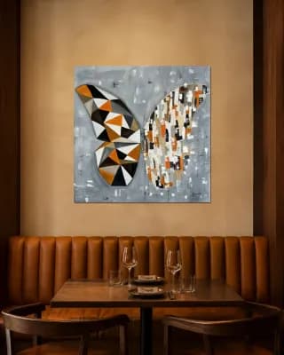 BUTTERFLY MATRIX PICASSO shown in Restaurant