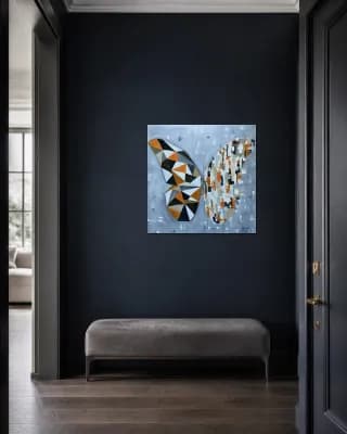 BUTTERFLY MATRIX PICASSO shown in Entryway