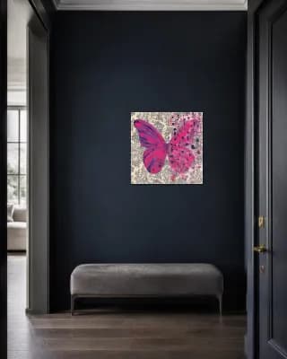 BUTTERFLY MATRIX POP ART shown in Entryway