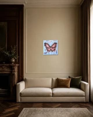 BUTTERFLY MATRIX shown in Classic Living Room
