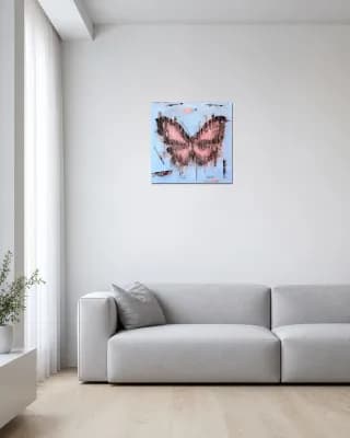 BUTTERFLY MATRIX shown in Minimalist Living Room