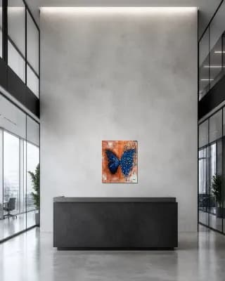BUTTERFLY MATRIX shown in Office Lobby