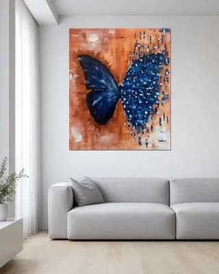 BUTTERFLY MATRIX shown in Minimalist Living Room