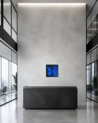BUTTERFLY MATRIX shown in Office Lobby