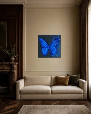 BUTTERFLY MATRIX shown in Classic Living Room