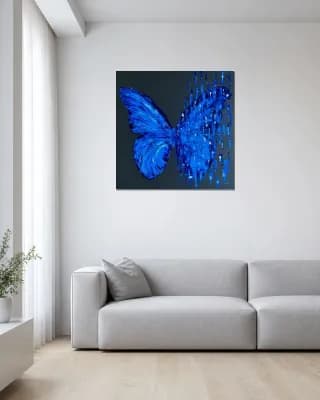 BUTTERFLY MATRIX shown in Minimalist Living Room