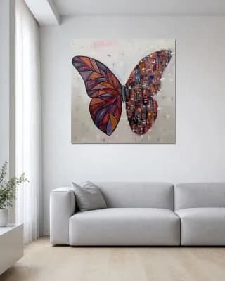 BUTTERFLY MATRIX shown in Minimalist Living Room
