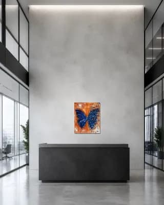 BUTTERFLY MATRIX shown in Office Lobby