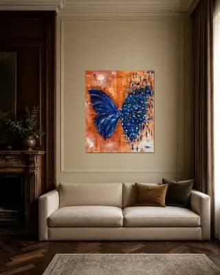 BUTTERFLY MATRIX shown in Classic Living Room