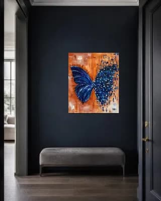 BUTTERFLY MATRIX shown in Entryway