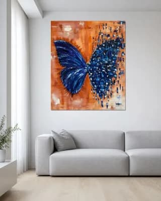 BUTTERFLY MATRIX shown in Minimalist Living Room