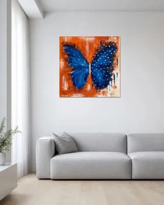 Butterfly Matrix shown in Minimalist Living Room