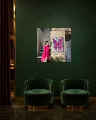 Butterfly Matrix shown in Hotel Lounge
