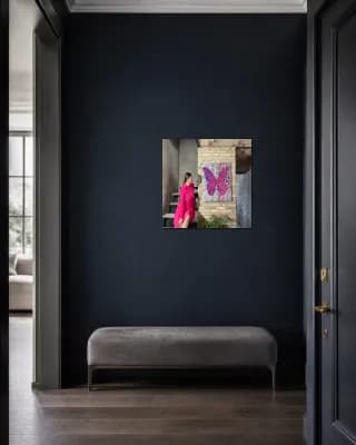 Butterfly Matrix shown in Entryway