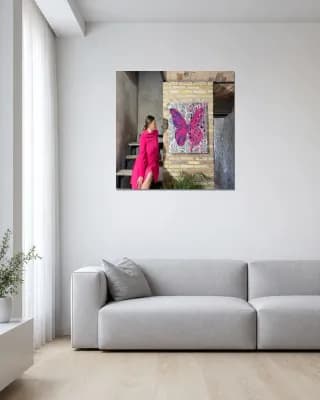 Butterfly Matrix shown in Minimalist Living Room