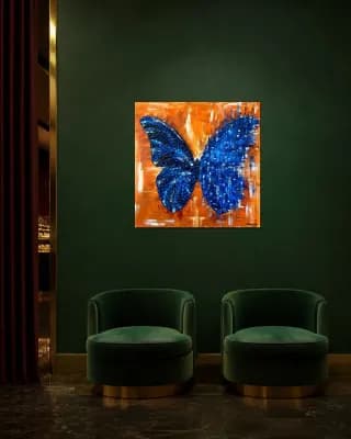 butterfly matrix shown in Hotel Lounge