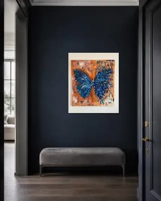 BUTTERFLY MATRIX shown in Entryway