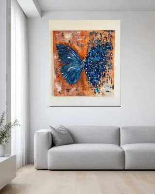 BUTTERFLY MATRIX shown in Minimalist Living Room