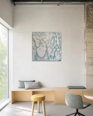 BUTTERFLY MATRIX SCULPTURE shown in Creative Office