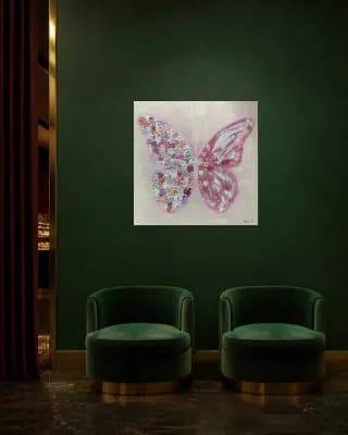 BUTTERFLY MATRIX SPRING shown in Hotel Lounge
