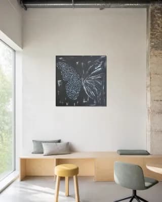 BUTTERFLY NERO shown in Creative Office