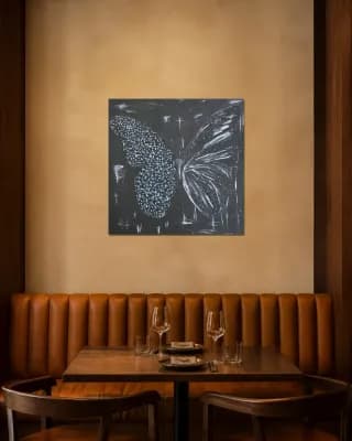 BUTTERFLY NERO shown in Restaurant