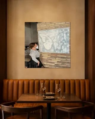 Butterfly That Came To Your Home shown in Restaurant